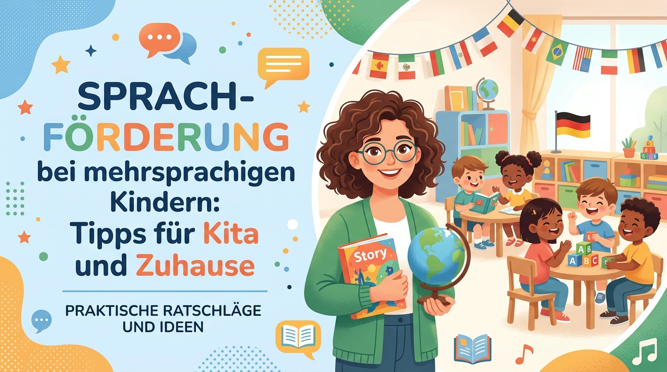 Sprachförderung bei mehrsprachigen Kindern: Tipps für Kita und Zuhause