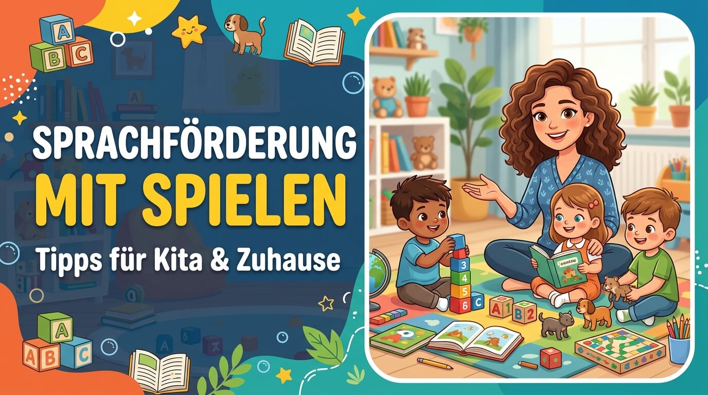 Sprachförderung mit Spielen – Tipps für Kita & Zuhause