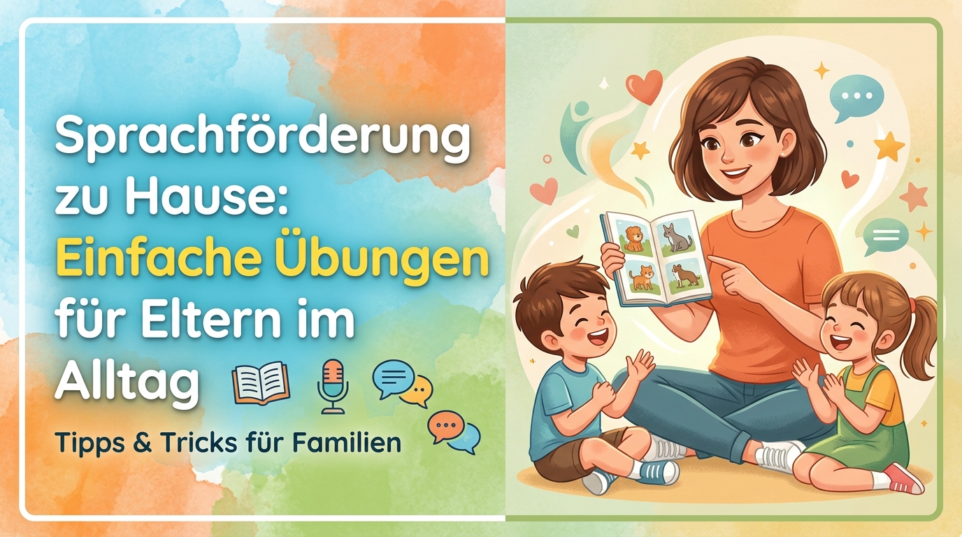 Sprachförderung zu Hause: Einfache Übungen für Eltern im Alltag